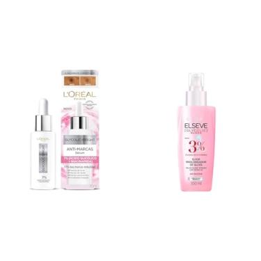 Imagem de Kit L'Oréal Paris Sérum Glycolic-Bright + Elseve Sérum Capilar Glycolic Gloss