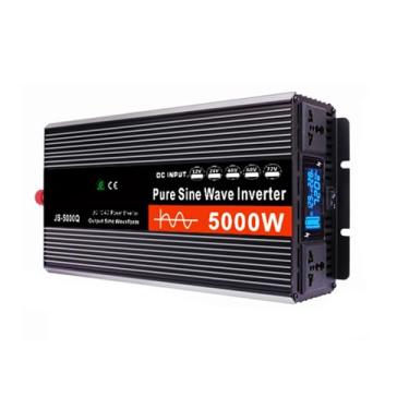 Imagem de Inversor de onda senoidal de 72V a 110V, inversor de potência de 5000w, DC 12V a 220VAC (2 lojas) Conversor de adaptador de plugue do carregador de carros,72v to 220v