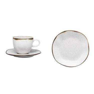 Imagem de Kit Oxford Ryo Xícaras 220ml + Pratos Fundos Maresia 6un