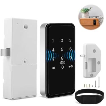 Imagem de Fechadura Digital de Sobrepor, Bloqueio de Combinação Inteligente para Cacifos, Guarda-Roupa, Armário da Tevê, Armário de Armazenamento, Armário de Arquivo Do Escritório, Material : Liga de Zinco