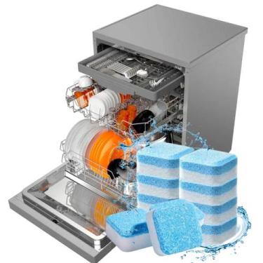 Imagem de Pastilha Limpeza Maquina de Lavar Louça Kit 6 Unidades Rende 3 Meses -