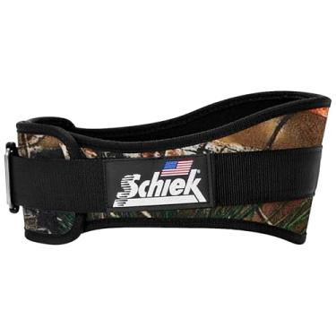 Imagem de Cinto de levantamento de peso Schiek Sports modelo 2006 nylon 6" - Camuflagem, Preto, Medium