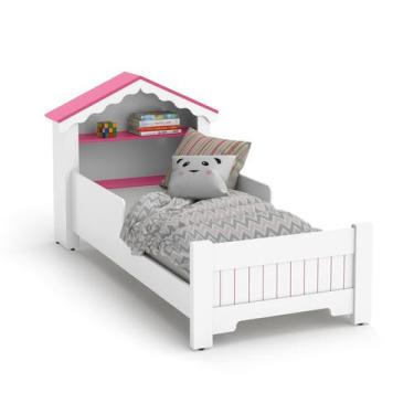Imagem de Mini Cama Infantil Casinha Princesa Quarto Criança Decoração Conforto 