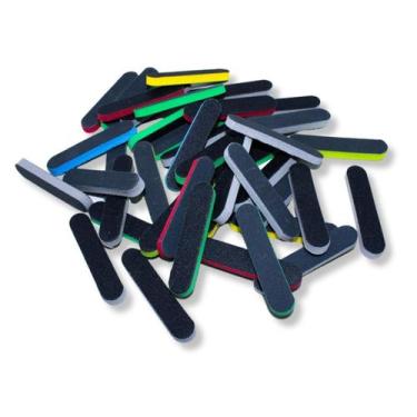 Imagem de Kit 50 Lixa Mini Polidora Manicure Nail Design Arte Sedução - Arte Sed