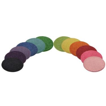 Imagem de Assento Redondo Infantil Carpet Circle Seats Rainbow 18"