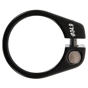 Imagem de Alumínio da Liga de Alumínio Post Post Cramp Acessório de Bicicleta de Montanha Leve e Resistente (34,9 mm preto)