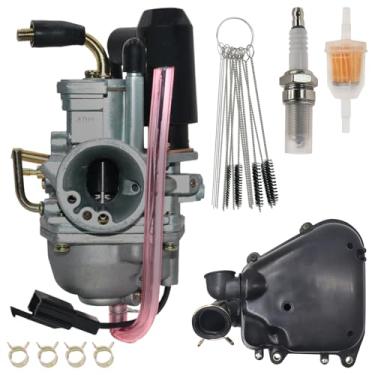 Imagem de Carburador com caixa de filtro de ar para Polaris Sportsman 90 Scrambler 90cc Carb 2001-2003