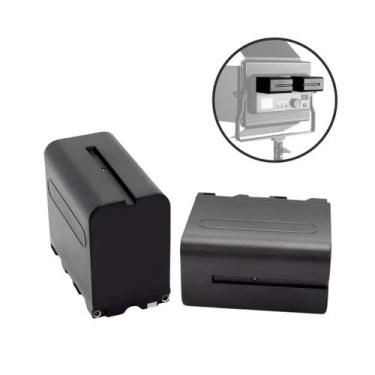 Imagem de Bateria NP-F960/F970 6600 mAh Recarregável para Iluminadores Led - TUD