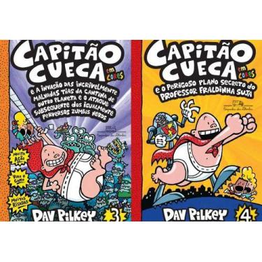 Imagem de Kit Capitão Cueca Volumes 3 E 4 - Dav Pilkey - COMPANHIA DAS LETRAS