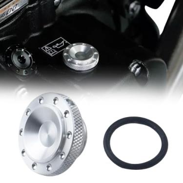 Imagem de FINMOKAL Plugue de enchimento de óleo de motor de alumínio compatível com Triumph Scrambler 400 x 400X Speed 400 2023-2025 Triumph Speed T4 2024-2025