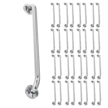 Imagem de Alça de Apoio 60cm Acessibilidade Kit 28 Unidades Inox Cadeirante Idos