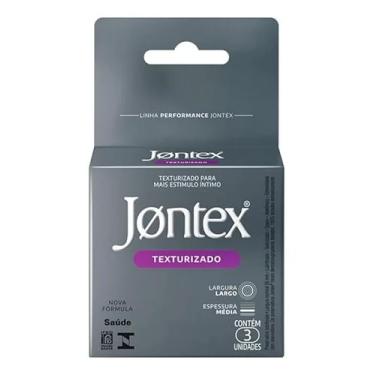 Imagem de Preservativo Camisinha Jontex Texturizado - 3 Unidades