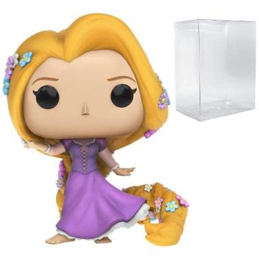 Imagem de Pop Princesas da Disney: Enrolado - Boneco de vinil Rapunzel Funko (incluído com caixa protetora compatível), multicolorido, 9,5 cm