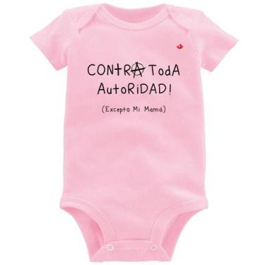 Imagem de Body Bebê Contra toda autoridad... excepto mi mamá - Foca na Moda, Ros