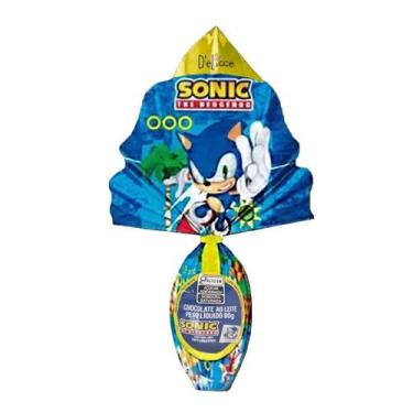 Imagem de Ovo De Páscoa Sonic com Brinquedo - Zuza
