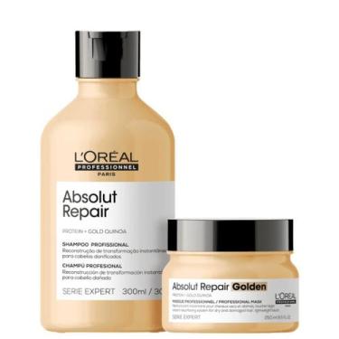 Imagem de Kit Loreal Profissional Serie Expert Absolut Repair Gold Quinoa + Prot