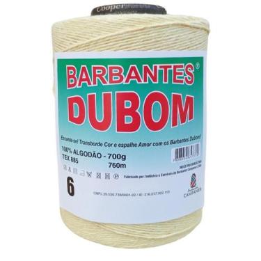 Imagem de Barbante Dubom Amarelo Bebê - 700 Gr - Fio 6 - 760m - Barbantes DUBOM