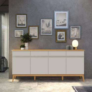 Imagem de Buffet Aparador 187cm 4 Portas 4 Gavetas Magnum - EDN Móveis