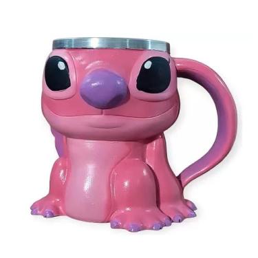 Imagem de Caneca Angel Do Lilo Stitch Em Resina 3d Decorativa Presente - ARTESAN