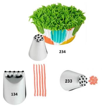 Imagem de Kit 3 Bicos De Confeitar Chuveirinho Wilton