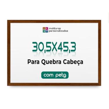 Imagem de Moldura 30,5x45,3 para Quebra Cabeça Puzzle Grow com Proteção Petg (Oncinha)