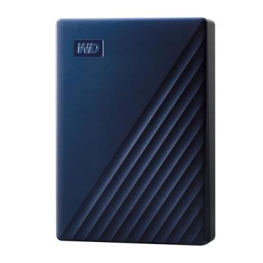 Imagem de WD 6TB My Passport for Mac, HDD portátil, disco rígido externo, USB 3.0, com software para gestão de dispositivos, proteção de senhas, azul