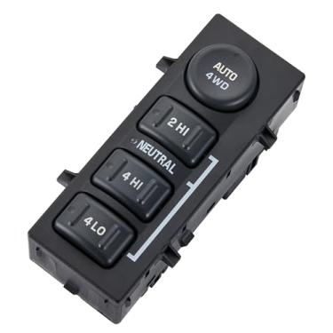 Imagem de ZAPOSTS Botão de tração 4x4 4WD serve para Chevy Avalanche Silverado Suburban Tahoe 1999-2002. Serve para GMC Sierra Yukon 1999-2002. Substituição para 19168767 15709327 901-062