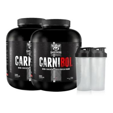 Imagem de Combo 2x Carnibol + 2x Coqueteleira - Darknes Integralmedica - Integra