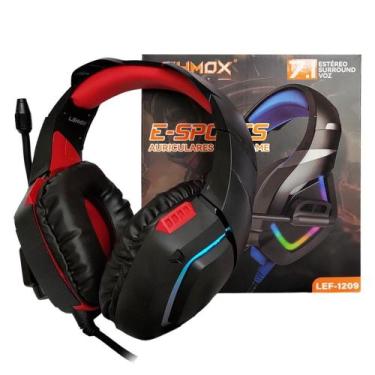 Imagem de Fone de Ouvido com Fio USB Headset Gamer Led com Microfone para PC Not
