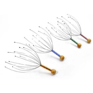 Imagem de Massageador De Cabeça 12 pontas Cafune Relaxante Anti Stress - Home Go