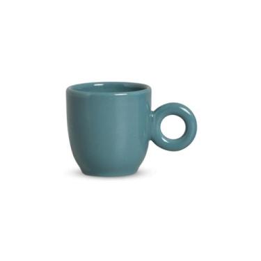 Imagem de Caneca Bojuda Small Colors 120mL - Cerâmica Regina, Tiffany