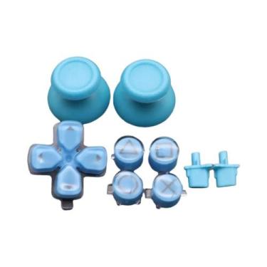 Imagem de Botões de Plástico para Controle PS5 - Substituição ABXY, D-Pad, Gatil