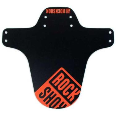 Imagem de RockShox MTB Fender preto com estampa vermelha de fogo
