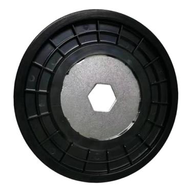 Imagem de Colaxi Bicicletas de exercício Drive Belt Disc Bickes Dinâmica Polia de fitness Disc Disc, parte da bicicleta de fitness para a academia de ciclismo, 160pj