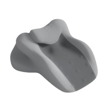 Imagem de IEUDNS Almofada de apoio para pernas, almofada para elevação pernas, travesseiro simples e respirável com a face para baixo, de espuma viscoelástica para, Cinza Claro