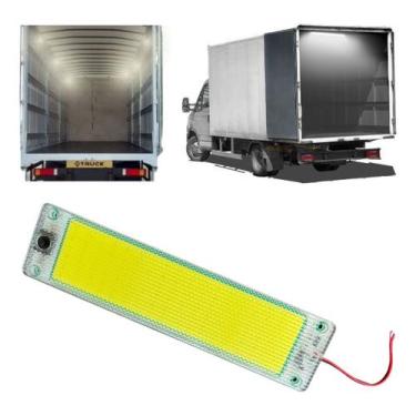 Imagem de Luminária Led 25cm 108leds 13w Para Baú Caminhão Bivolt - JCS Acessóri