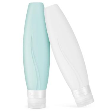 Imagem de Baluue Frascos De Viagem Produtos De Higiene Pessoal Recipientes De Viagem Aprovados Pela Tsa De 150 Ml/5 Oz De Silicone À Prova De Vazamento Recarregáveis Frascos De Compressão