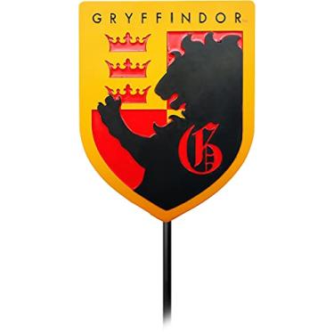 Imagem de Spoontiques Estaca de jardim Harry Potter da Grifinória – Estaca decorativa para pátio, gramado e quintal – Decoração de Halloween e outono