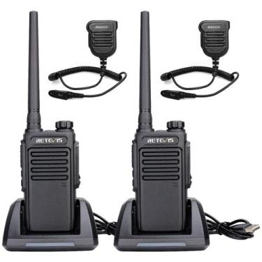 Imagem de Rádios Walkie Talkie Retevis RT47V MURS à prova d'água com microfone (