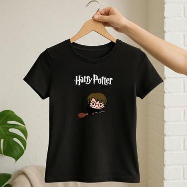 Imagem de Camiseta Feminina Baby Look Estampada Harry Potter Novidade - Agil, Pr