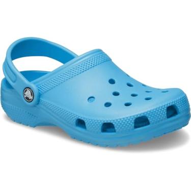 Imagem de Crocs Tamanco unissex infantil clássico (criança pequena/criança grande), Azul veneziano, 20 BR