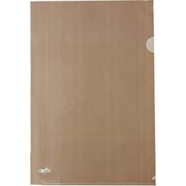 Imagem de Pasta L A4 Delloplast 10 Unidades Fumê