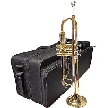 Imagem de Herche Superior Bb Trumpet M1 | Instrumentos profissionais para todos os níveis | Válvulas Monel | Latão rosa/níquel-prata/ouro | Sensação sólida e som