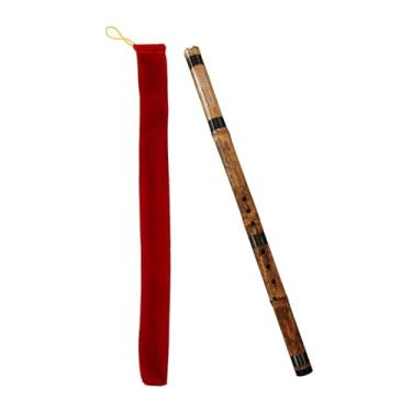 Imagem de Luwecf Flauta de bambu chinesa Instrumentos de Flauta de madeira Flauta vertical para iniciantes, Style B