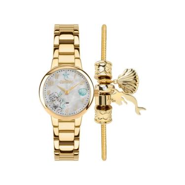Imagem de Relógio Condor Feminino Ref: Co2035nod/k4k Dourado Pequena Sereia + Semijoia