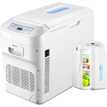 Imagem de Auto Companion Coolbox, Refrigerador De Carro Refrigerador De Carro/caminhão 24v/12v/220v-240v Geladeira De Acampamento Portátil Viagens De Condução De Longa Distância E Campi, White-28l