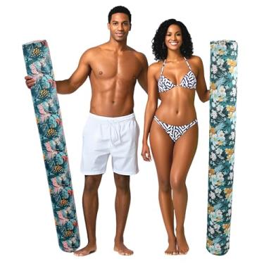 Imagem de Toggloo Boias Infláveis Para Piscina, Pacote Com 2 Gigantes Macarrão, De 142 Cm X 16,5 Adultos, Brinquedos Praia E Lago