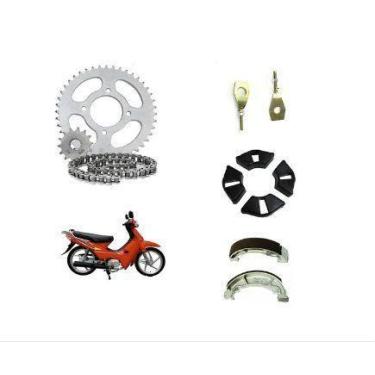 Imagem de Kit Relação Esticadores Freio Coxim Haobao Hb50q E Just 50cc - Smartfo