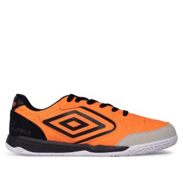 Imagem de Chuteira Umbro Futsal Pró Challenge Uptake Laranja, Laranja, 40