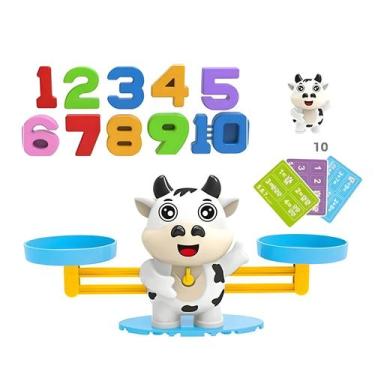 Imagem de Montessori Matemática Brinquedo Macaco Equilíbrio Educacional Jogo De 